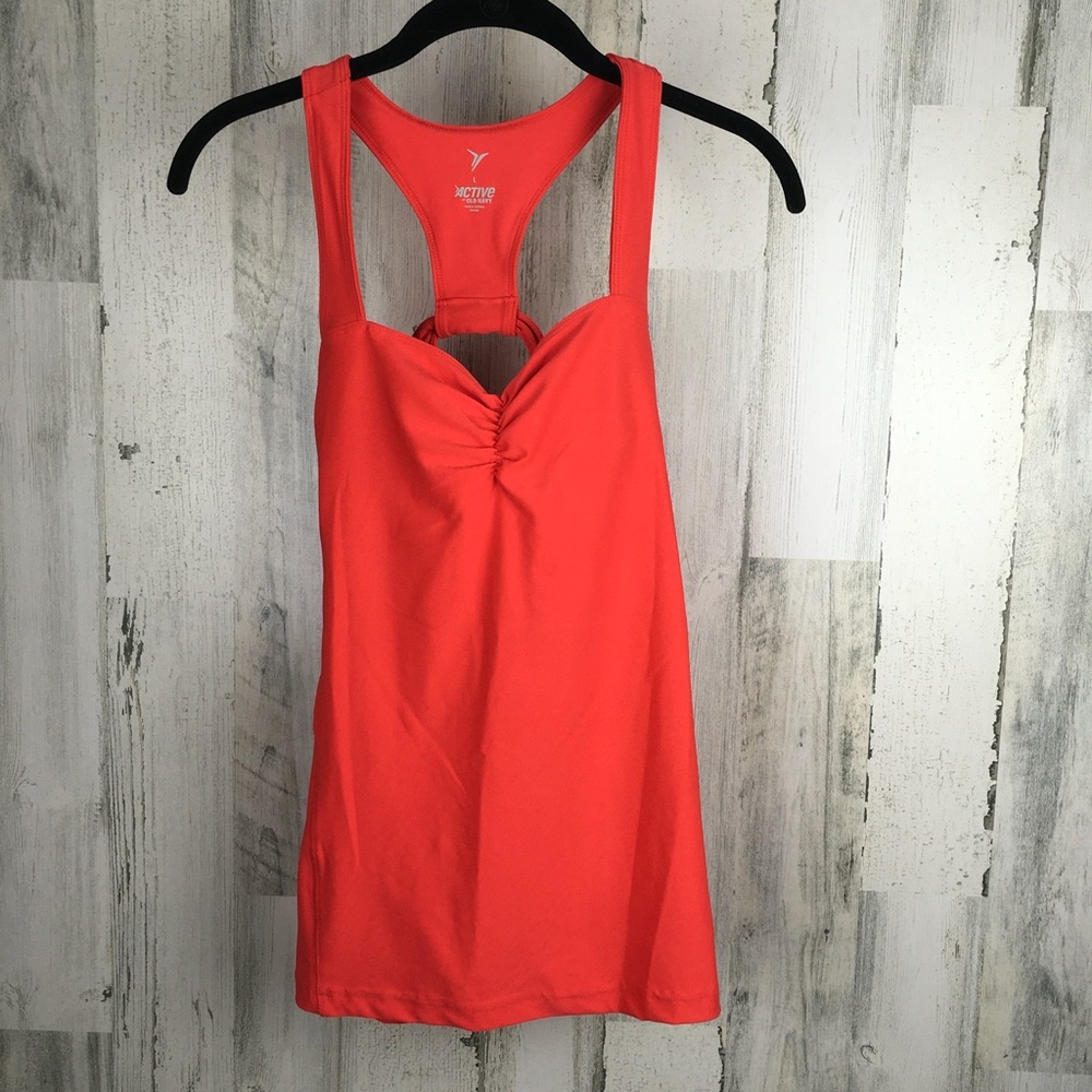 Old Navy Red Activewear Tank Size L